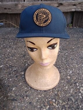 Rhythm Supply Co. Navy Baseball Cap with Patch Adjustable One Size